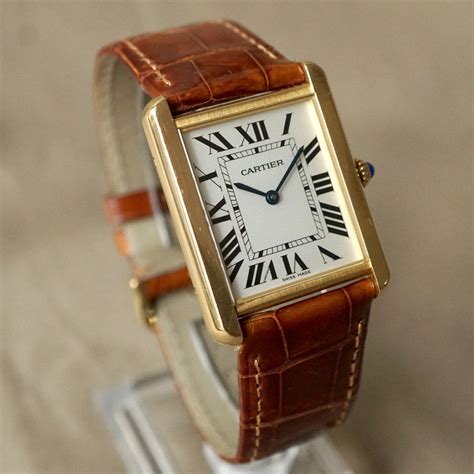 cartier tank americaine gold price|Cartier Tank solo large.